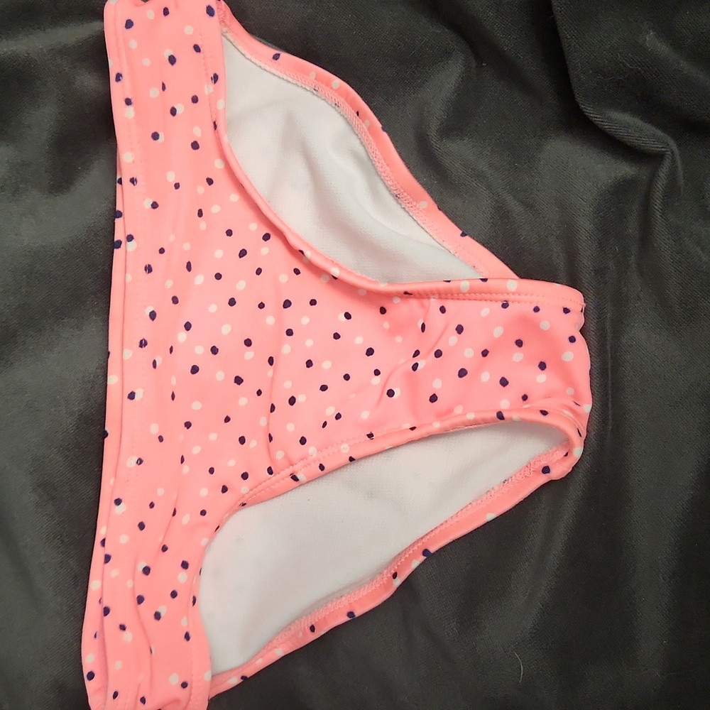 Pink Polka Dot Bikini Bottoms